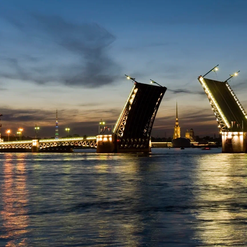 Разводные мосты в Санкт-Петербурге